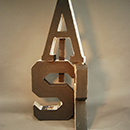 letter sculpture